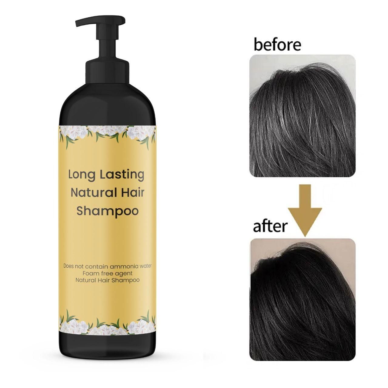 Long Lasting Natural Hair Dye Shampoo - Pack of 3