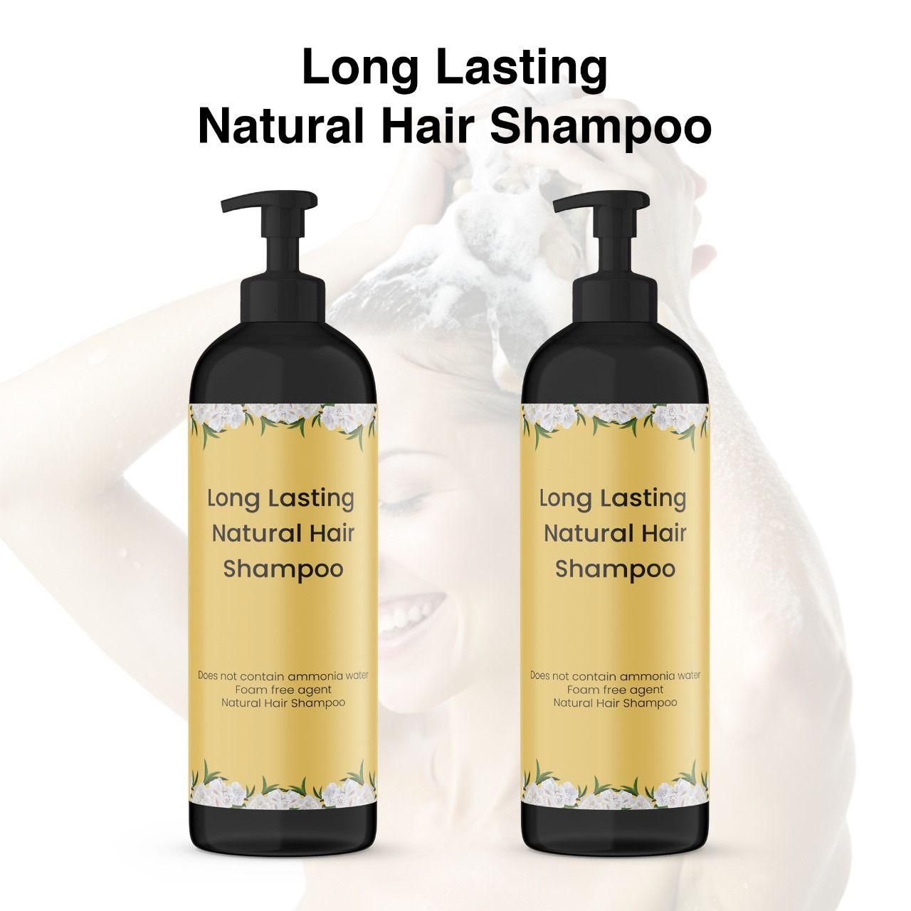 Long Lasting Natural Hair Dye Shampoo - Pack of 3