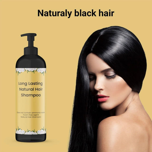 Long Lasting Natural Hair Dye Shampoo - Pack of 3